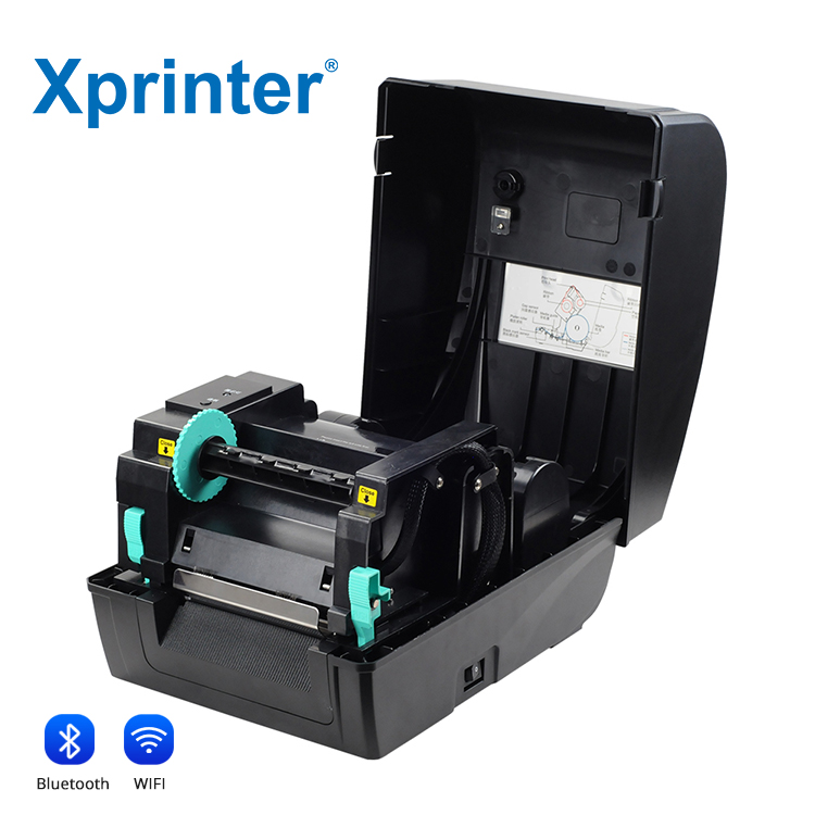 Commercial Ribbon Printing Machine - XP-H400B/T458B arayüzlü USB+Seri+LAN Termal Barkod Yazıcı