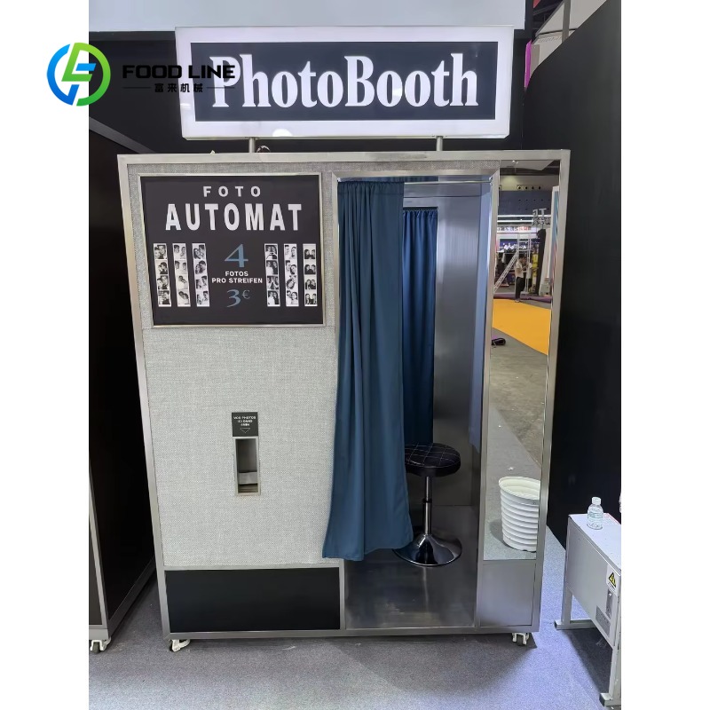 Commercial Photo Printing Kiosk - Özel ticari retro fotoğraf kabini kiosku,