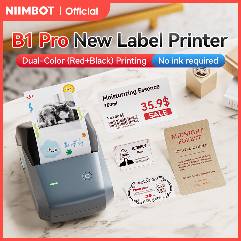 Commercial Printing Business - Niimbot B1 Pro Etiket Yazıcısı 300