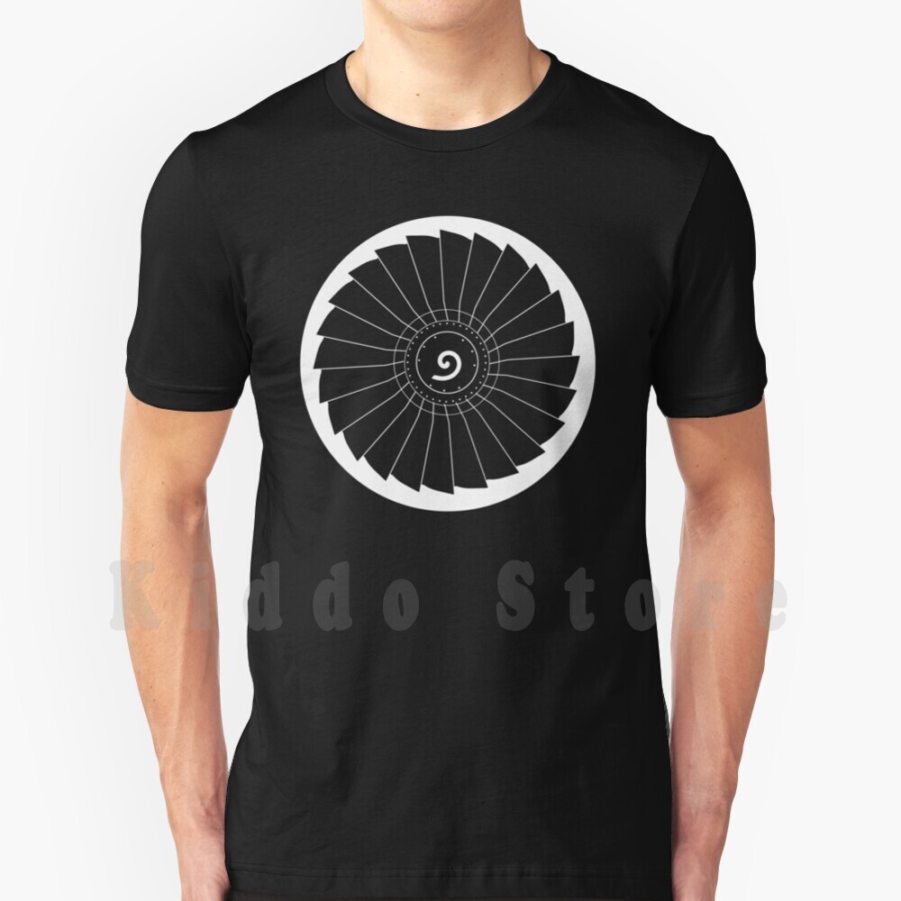 Commercial Shirt Printing - B-737 Türbin Ticari Motor Tişörtü Erkek