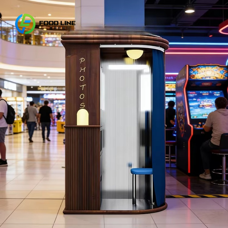 Commercial Photo Printing Kiosk - Özel tasarım kapalı fotoğraf kabini, İskandinav