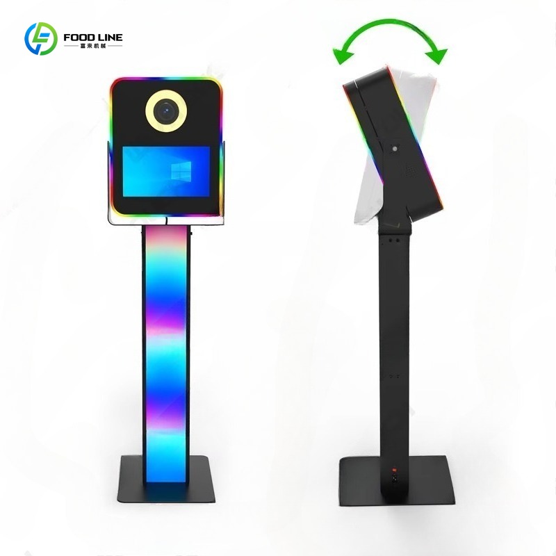Commercial Photo Printing Kiosk - Özelleştirilmiş 15.6 inç Fotoğraf Kabini Selfie