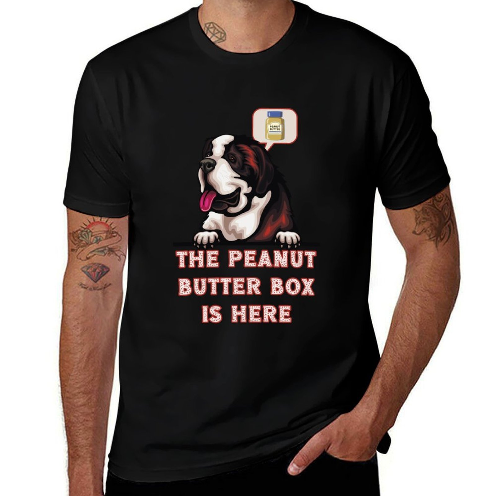 Commercial Shirt Printing - Fıstık Ezmesi Kutusu Burada: Komik St.