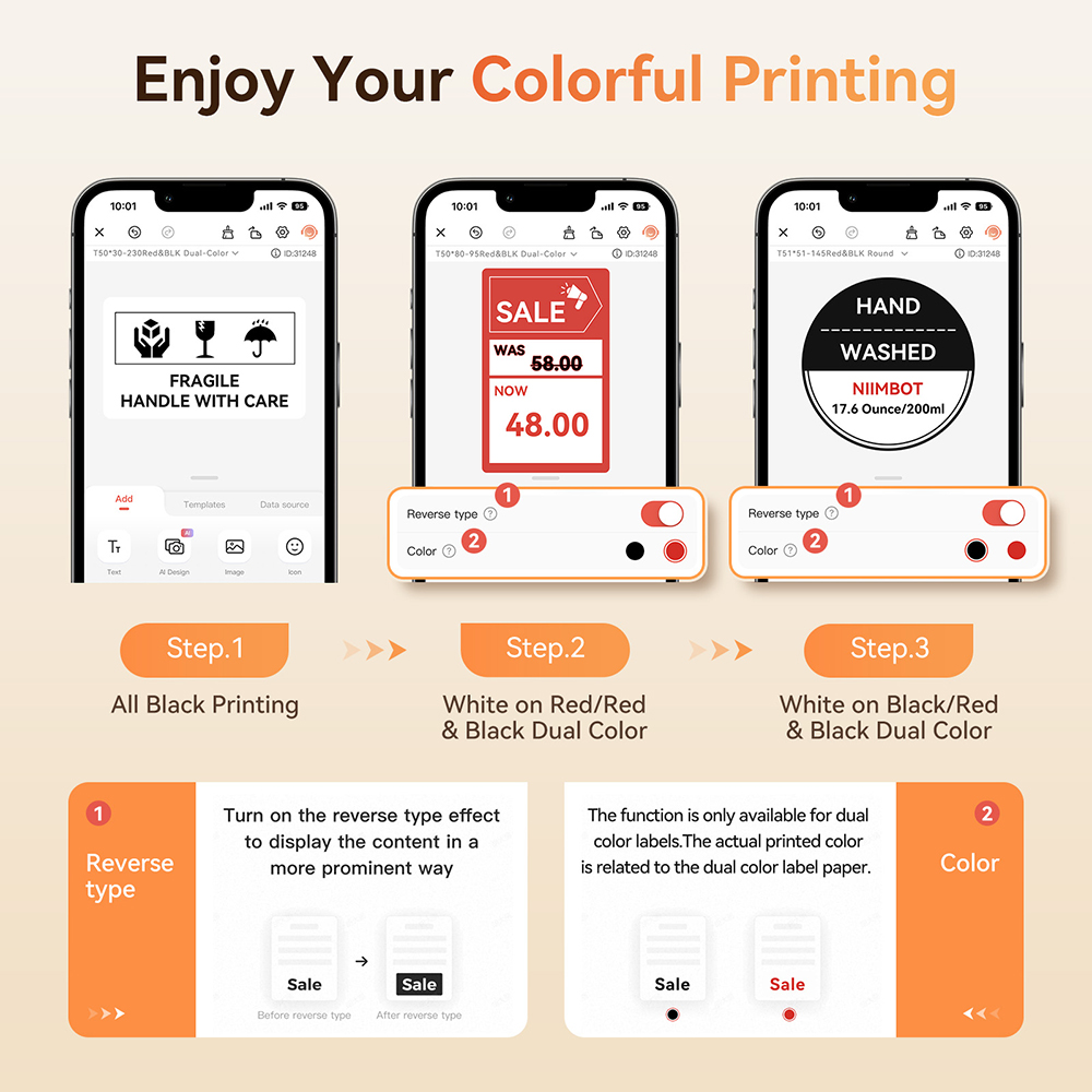 Niimbot B21 PRO Kırmızı Siyah  - Commercial Printing Business incelemesi ve fiyatı