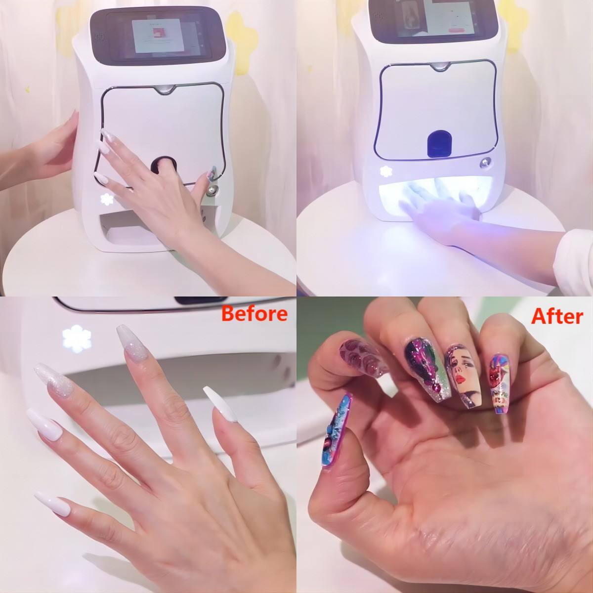Otomatik Akıllı DIY Dijital Na - Commercial Nail Printing Machine incelemesi ve fiyatı