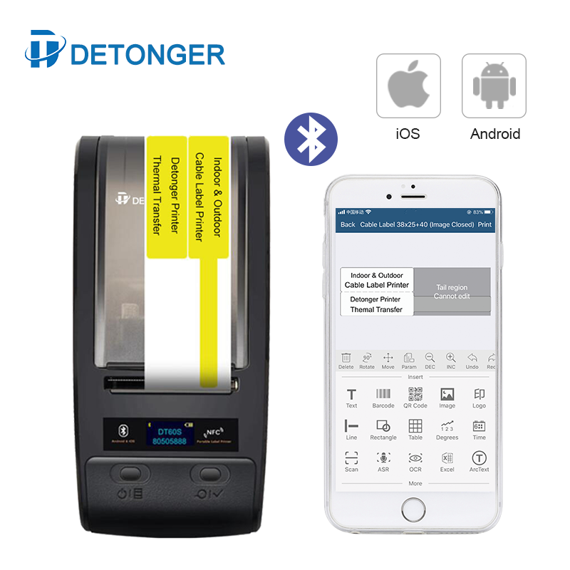 DETONGER DT60S taşınabilir ter - Commercial Ribbon Printing Machine incelemesi ve fiyatı