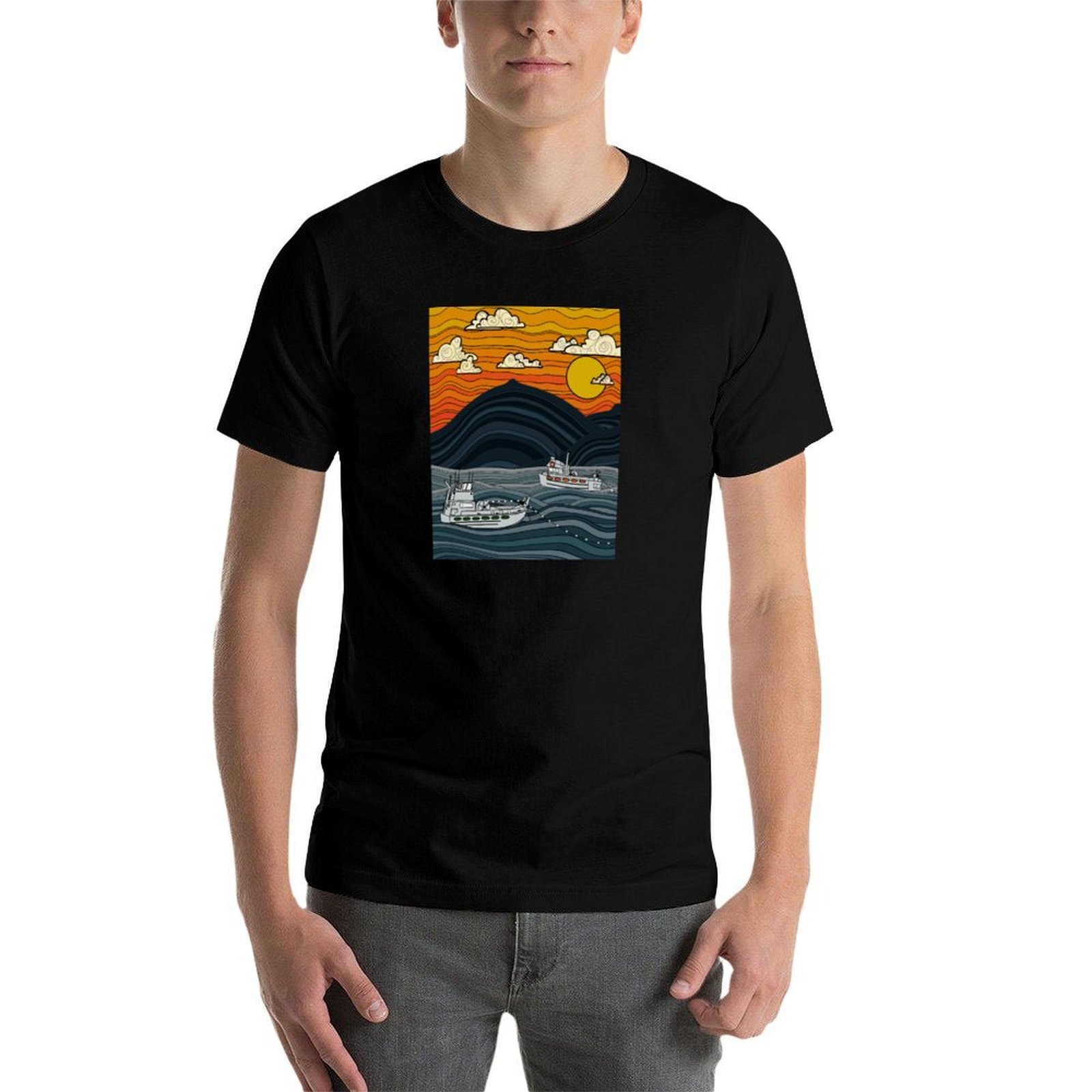 Ticari Balıkçılık Tişörtü İş K - Commercial Shirt Printing incelemesi ve fiyatı
